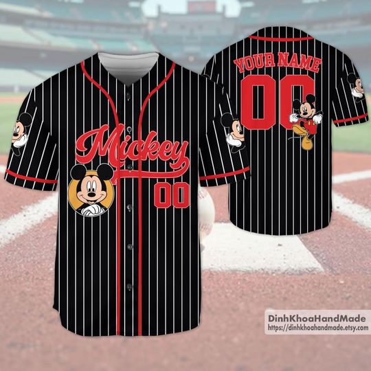 Discover Personalize Disneyyy Mickeyy mouse Jersey, Disneyyland Mickeyy Jersey