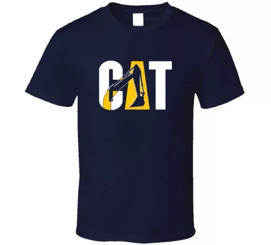Discover CAT Caterpillar Excavator  Machinery Heavy Excavation  T Shirt