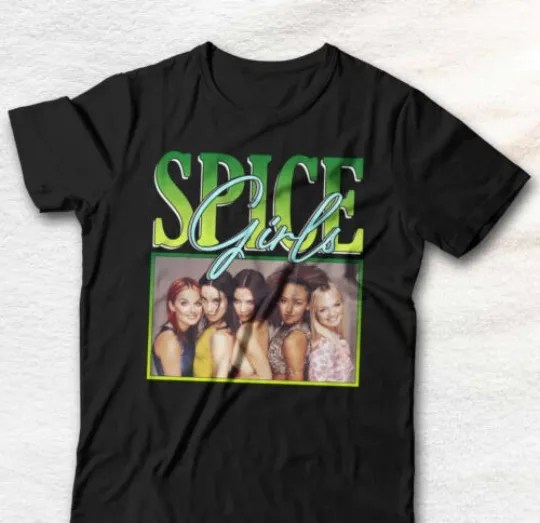 Discover Spice Girls Cotton Black Unisex Classic T-shirt