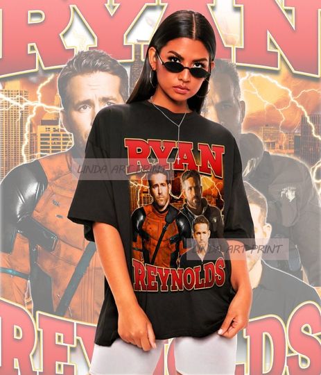 Discover Retro Ryan Reynolds Shirt -Ryan Reynolds Merch