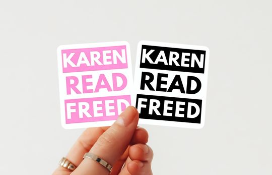 Discover Karen Read Freed Sticker, True Crime Decal, Justice for Karen Read