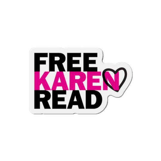 Discover Free Karen Read with Heart Die-Cut Magnets