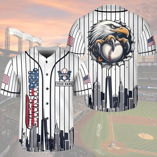 Discover Custom USA Baseball Jersey, Personalized Patriotic Jersey, 4th of July Jersey