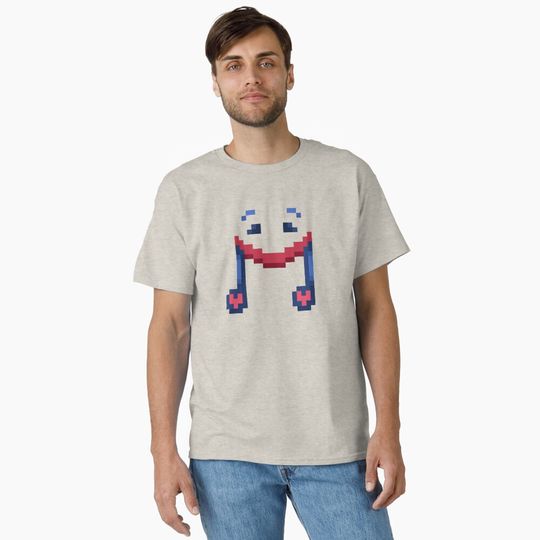 Discover Happy Musical Note Pixel Art Classic T-Shirt