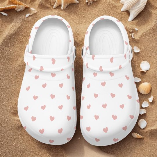 Discover Love Pink Heart Nurse Clogs & Sandals | Stylish Love Footwear Comfortable Work Shoe