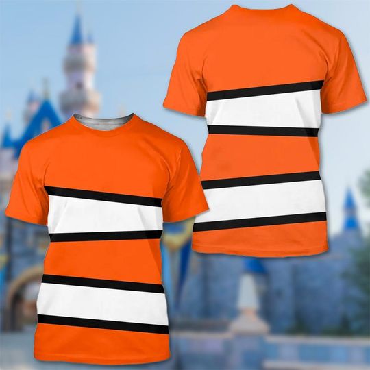 Discover Animated Clownfish Costume Cosplay 3D Shirt