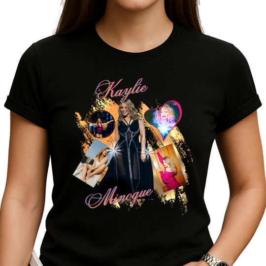 Discover Kylie Minogue Bootleg T-shirt, Iconic Australian Pop Star