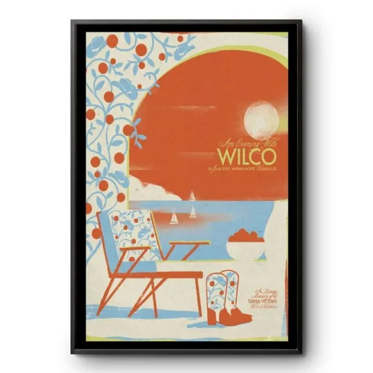 Discover Wilco June 29, 2025 Auditorio La Marina Norte, Valencia, Spain Poster