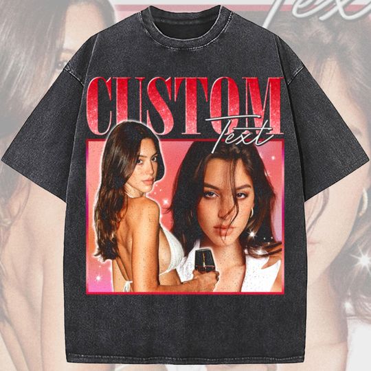 Discover Custom Photo Shirt With Girlfriend Face, Personalized Your Own Picture Wife Husband Tee