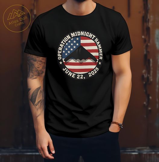 Discover Operation Midnight Hammer, USA Flag Midnight Hammer shirt