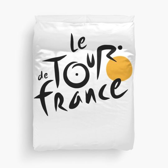 Discover Le Tour de Franc Duvet Cover