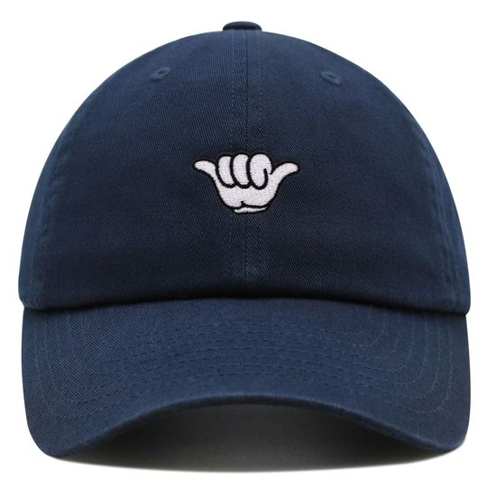 Discover Shaka Cartoon Premium Dad Hat Embroidered Baseball Cap Surfing San Diego