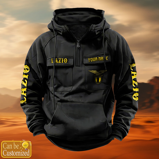 Discover Personalized Lazio 2D Cargo Hoodie, Lazio Printed Cargo Hoodie