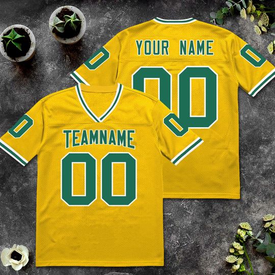 Discover Custom Football Jersey - Personalize with Your Name and Number, Sports Uniform Holiday Gifts for Men Women Kids Toddler Fan