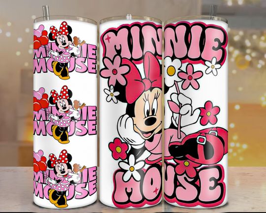 Discover Minniee Mouse 20oz Tumbler With Lid and Straw