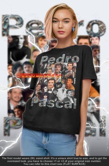 Discover PEDRO PASCAL Bootleg Shirt, Pedro Pascal Vintage Shirt, Pedro Pascal Retro Tshirt