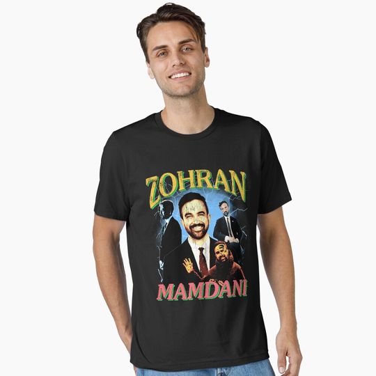 Discover Zohran Mamdani 90s Style Vintage T-Shirt