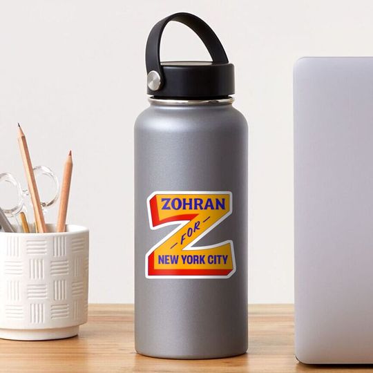 Discover Mayor Mamdani 2025  - NYC’s Muslim Mayor - Vote Zohran Rank Zohran Sticker