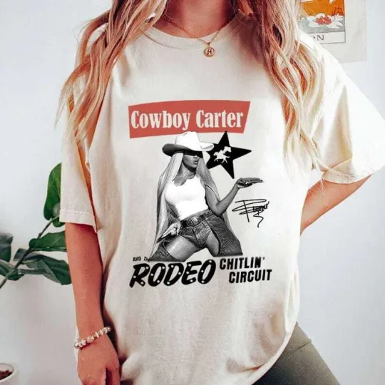 Discover Beyoncé Rodeo Chitlin Circuit Tour 2025 Shirt, Cowboy Carter Beyoncé T-Shirt