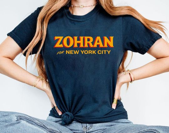Discover Mayor Mamdani 2025 Shirt, NYCs First Muslim Mayor Tee, Vote For Zohran Rank Zohran