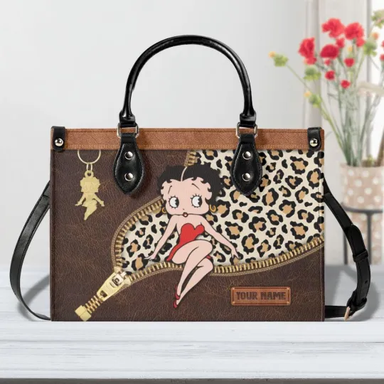 Discover Personalized Leather Betty Boop Bag