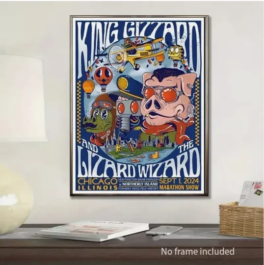 Discover King Gizzard And The Lizard Wizard Tour In Chicago IL On Sep 1 2024 Poster