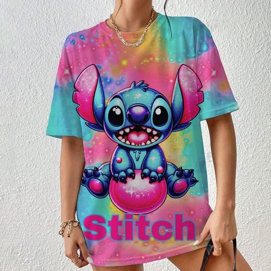 Discover Disneyyy Summer 3D Lilo & Stitchh T-Shirt