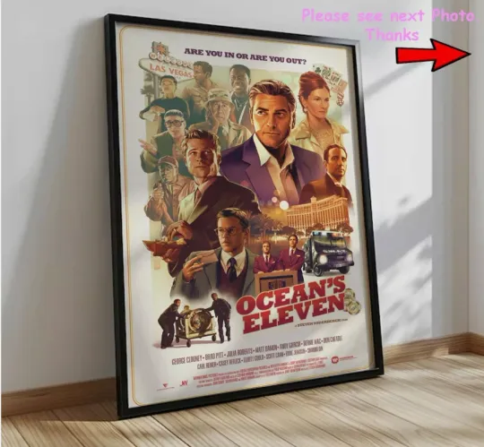 Discover Ocean's Eleven Movie Retro Poster