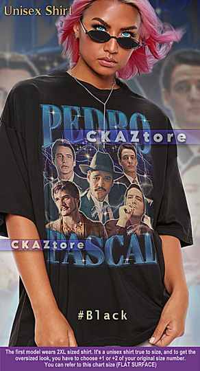Discover PEDRO PASCAL Shirt, Pedro Pascal Bootleg Tshirt, Pedro Pascal Vintage T-shirt