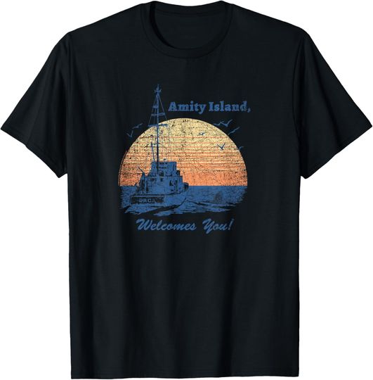 Discover Amity Island Vintage T-Shirt