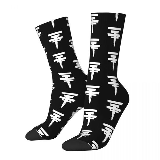 Discover Fashion Tokio Hotel Logo Football Socks Rock Band Socks