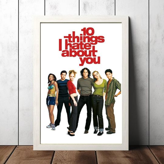 Discover 10 Things I Hate About You Movie Poster, Minimalist Movie Poster