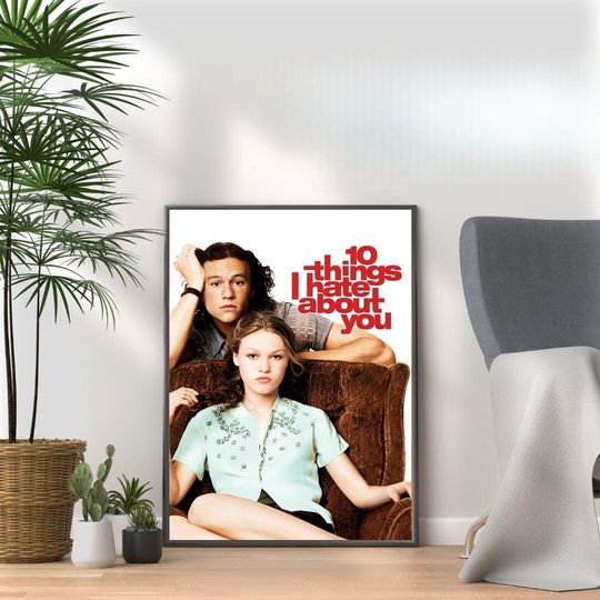 Discover 10 Things I Hate About You Movie Poster, Minimalist Movie Poster