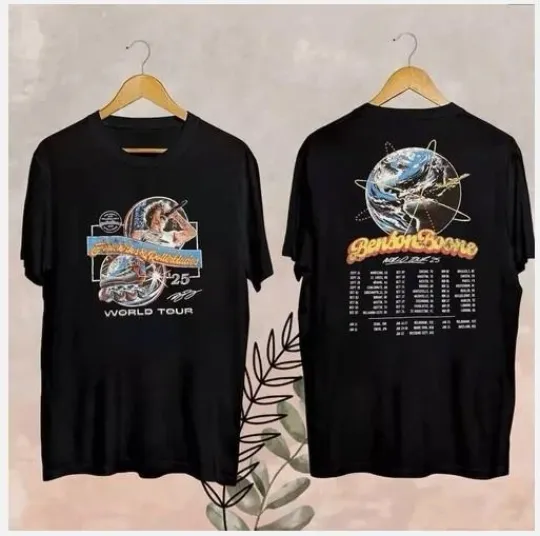Discover NEW Benson Boone Tour T-shirt WORLD TOUR 2025