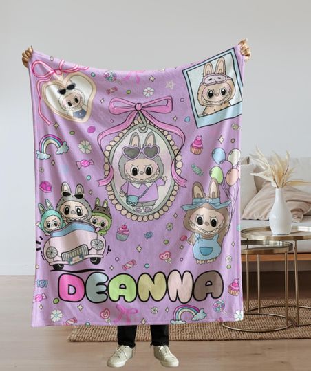 Discover Custom Labubu Blanket, Personalized Blanket
