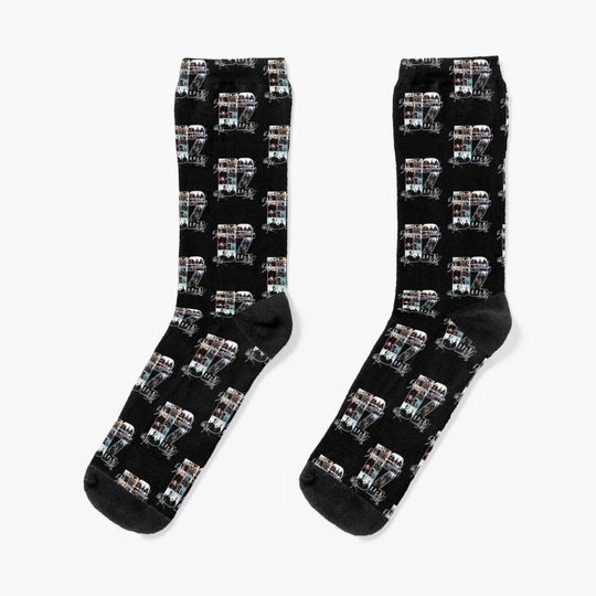 Discover Ú2 Rock Band Signatures Socks