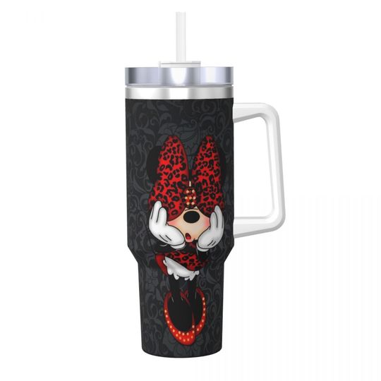 Discover Cartoon Cute Minniee Mickeyy mouse Tumbler 40 oz