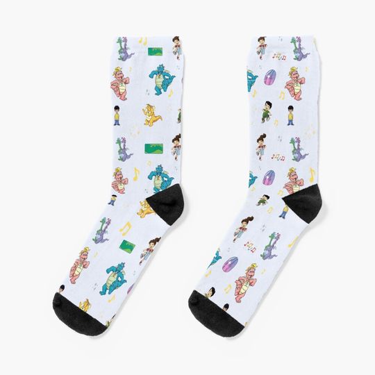 Discover Seamless dragon Tales Pattern - Cassie, max, Emmy, ord, dragon scale  Socks