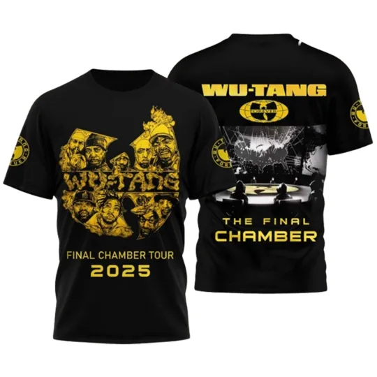 Discover Wu-Tang Final Chamber Tour 2025 3D Shirt All Size