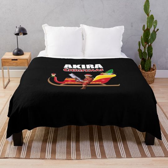 Discover Akira christmas is coming Throw Blanket