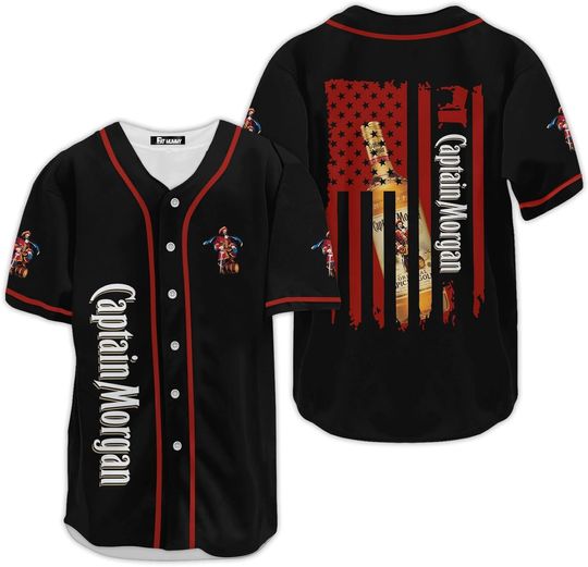 Discover Captain Baseball Jersey for Men and Women