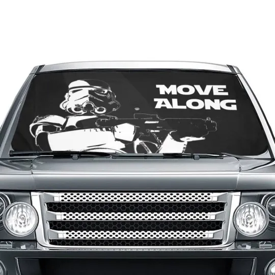 Discover Stormtrooper Car Sunshade, Car Sun Shade Umbrella - Starr Warss Inspired Car Acces