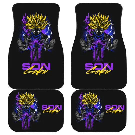 Discover DZB Car Floor Mats Goku Anime Series Gift For SUV Sedan Truck Fans