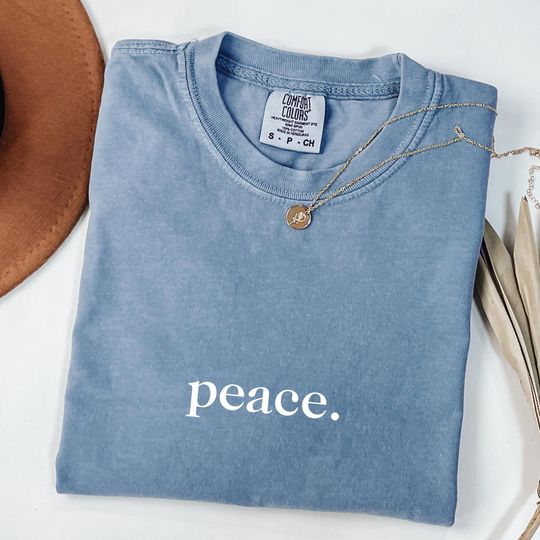 Discover Minimal Peace T-Shirt, Anti War Tee, Stop War Shirt, World Peace Tee