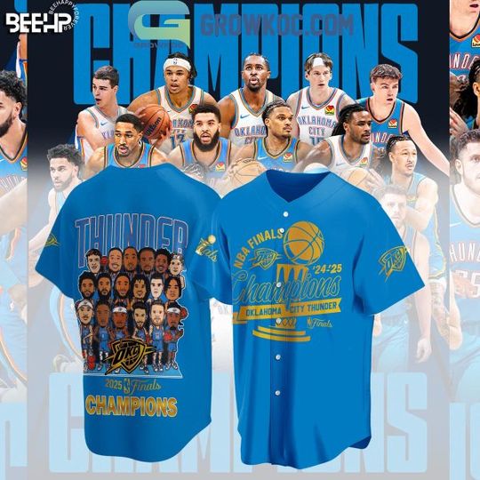 Discover OKC Thunder Finals Best Team Baseball Jersey, Oklahoma City Jersey