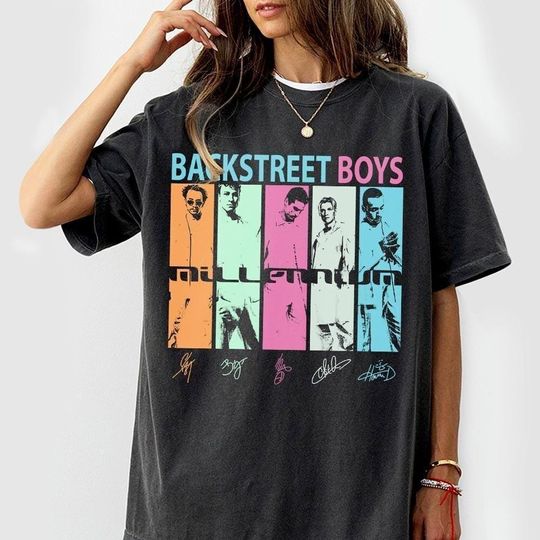 Discover Backstreet Boys Millennium Tour Music Vintage Shirt