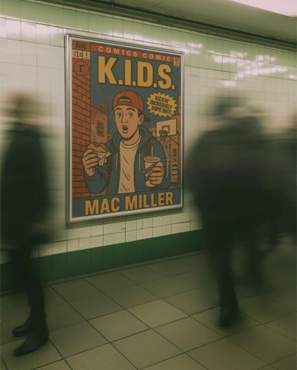 Discover macmiller K.I.D.S. Comic Poster  Rap Wall Art | Hip Hop