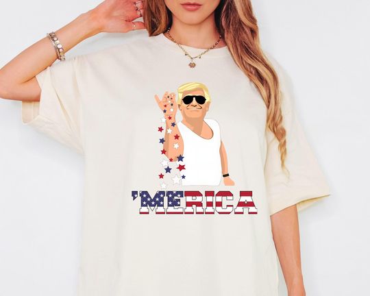 Discover Trump 'Merica T-Shirt, Trump Bae Funny 4th of July Shirt, Trump Salt 4th Of July Shirt