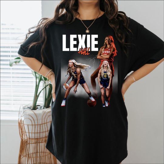 Discover Lexie Hall Unisex Graphic Basketball T-shirt, Sports Fan Tee