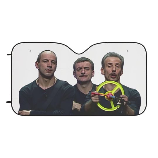 Discover Windshield Sunshade Aldo Giovanni e Giacomo Funny Car Sun Shades
